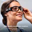 Lucyd Armor Smart Safety Glasses, TR90 Frame, Light Adaptive Lenses, Open Ear Speakers & Microphone - ANSI Z87.1