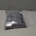 CHICME Women's 3 Piece Pleated Outfits One Shoulder Tops with High Waisted Wide Leg Pants Casual Vacation Outfit (Black, L)