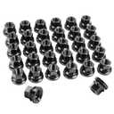 32pc,M14x1.5 Lug Nuts Black for 2003-2016 F250 F350 F450 F550,2003-2019 F53,13/16" Hex Flat Seat Factory OEM Wheels Lug NutsFit 2C2Z1012AA