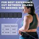 Insulin Pump Belt with Mesh Pouches Easy Viewing, Breathable Insulin Pump Holder with Adjustable Waist Band, No-Buckle Diabetic Pump Sleeping/Running Belt for Men/Women(L: 32" - 43")