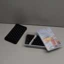 WIBIMEN Mini Ice Cube Trays, 0.55” Tiny Pebble Ice for Iced Coffee & Cocktails, Fast Chill, Easy Twist Release, Stackable with Lid & Storage Bin