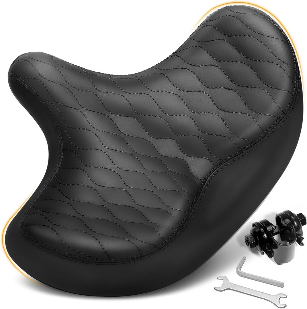 Wide Bicycle Seat for Comfort Men Women, Oversized & Extra Soft Wing Padded Bike Seat Cushion, Comfortable Large Bike Saddle for Ebike, MTB, City Bike, Beach Cruiser, Stationary Exercise Bike