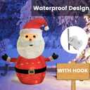 Lighted Pop-UP Christams Santa Claus Decorations, 27 Inch Santa with 45 LED Lights, Battery Powered Collapsible Pre-lit Santa for Indoor Outdoor Christmas Decorations Garden Yard Xmas Decor, Timer