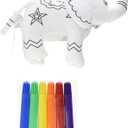 Ganz Elephant Coloring Kit (7 Piece)