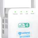 Extendtecc WiFi Booster Wireless Speed Wave WiFi Extender Signal Booster 300Mbps, Extend Tecc WiFi Repeater Wireless Signal Booster 2.4 GHz Dual Band 4 Antennas 360 Full Coverage Internet Extender