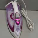 Steam Iron for Clothes, 1750W Iron with Rapid Heating, Non-Stick Ceramic Soleplate, Powerful Steam, Self-Cleaning, Auto-Off, Anti-Drip, 15.21oz Water Tank Ironing Clothes for Home, Purple