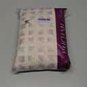 jinchan Winslow Linen Curtains 45 Inch Length Small Window Curtains Embroidered Bordered Floral Drapes Light Filtering for Bathroom Laundry Room Kitchen Farmhouse Decor White on Beige 2 Panels