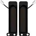 HDBUBALUS LED Saddlebag Support Inserts Turn Signal Filler Panel Brake Tail Lights Fit For Harley Electra Glide Road King Ultra Limited 2014-2024 (Black Housing Smoke Lens)