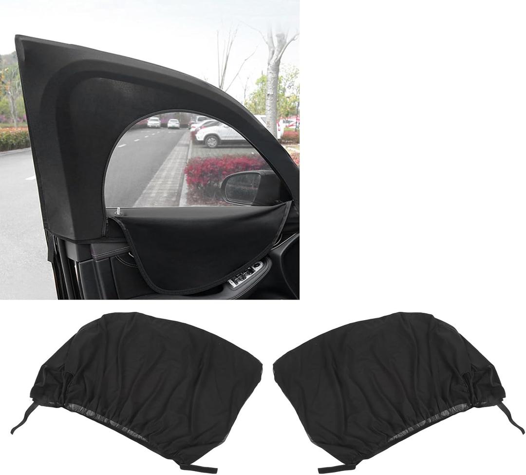 Car Side Window Sun Shade, Heat Block Protection Breathable Mesh Privacy Screen, for Car, Truck, S Sleeping Camping Breastfeeding
