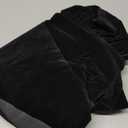 Extra Large Christmas Tree Topper Bow 71 x 24 Inch Christmas Wreath Bows Giant Velvet Decorative Bows with Long Streamers for Home Holiday Front Door Patio Indoor Outdoor Decor Party Supplies(Black)