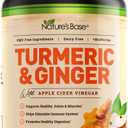Nature's Base Turmeric and Ginger Supplement - with Curcumin, Apple Cider Vinegar & BioPerine Black Pepper Extract - 95% Curcuminoids - 60 Capsules (60 Count (Pack of 1)