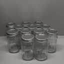 Mason Jars 32 oz,12 Pack Quart Wide Mouth Mason Jar With Airtight Lids,Glass Canning Jars for Fermenting, Pickling,Meal Prep,Overnight Oats & Centerpieces