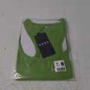 Sports Crop Tank Tops for Women Cropped Workout Tops Racerback Running Yoga Tanks Cotton Sleeveless Gym Shirts (X-Small, Xgreen)