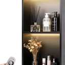 WICHEMI Shower Niche No Tile Needed for Bathroom Storage, Shower Niche LED Lights Waterproof Recessed Wall Niche 12" X 24" Double Shelves 304 Stainless Steel Bathroom Niche for Shower Wall