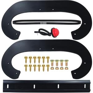GUSUHAWK 753-06469 Paddle Kit with 731-08171 Shave Plate 954-04050A Belt Replace MTD 753-06469 Auger Paddle for Cub Cadet 221L, 221 HP, Troy Bilt Squall 2100, 208E, 210, 210E Snow Throwers