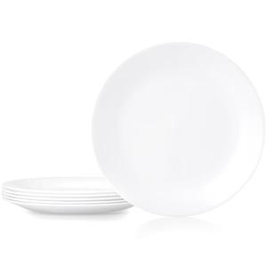 Corelle Winter Frost White Dinner Plates Set (10-1/4-Inch, 5 -Piece)