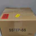 Auto Dynasty 1 Inches Universal Side Step with Mounting Brackets for Pickups & Trucks, Aluminum, Silver Powder Coated, Set of 2