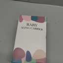 Baby Sling Carrier 2026 Baby Carrier Newborn to Toddler Sling Lightweight Baby Carrier Sling with Adjustable Straps Toddler Carrier Wrap for 10-30 lbs(Black Sailboat)