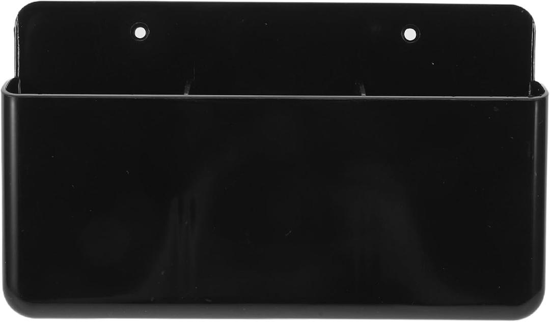 Garneck Wall Mounted Remote Control Holder Organizer with Strong Adhesive for Tv Air Conditioner Media Controllers Convenient Storage Box for Bedroom Remote Holder No Drill Installation