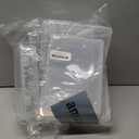 Oqqlin 6 Pcs Plastic Storage Boxes with Lids, 9 x 6.5 x 2 Inch Clear Rectangular Plastic Box Multipurpose Craft Organizers Small Storage Containers for Pencils, Beads, Craft Accessories, Small Items