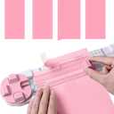 Paper Cutter,4-in-1 Paper Trimmer,Photo Cutter,Multi-Function Scrapbooking Tool with Dial Blades of Straight,Wave,Perforated,Creasing for Cutting Paper,Coupons,Postcards,Card (Pink)