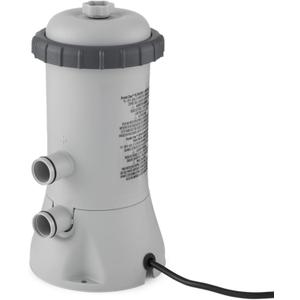 INTEX C530 Krystal Clear Cartridge Filter Pump for Above Ground Pools: 530 GPH Pump Flow Rate  Improved Circulation and Filtration  Easy Installation  Improved Water Clarity  Easy-to-Clean (530 Gallons Per Hour)