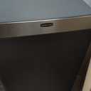 Rubbermaid Elite Stainless Steel Step-On Garbage Can, 12 Gallon, Charcoal, Wastebasket for Home/Kitchen/Garage/Apartment/Office