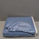 MIULEE Linen Texture Curtains for Bedroom Solid 100% Blackout Thermal Insulated Dusty Blue Curtains Grommet Room Darkening Drapes Luxury Decor for Living Room Nursery  Dusty Blue, 52"W x 84"L (Pack of 2)