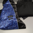 Alton Lane Mercantile Tuxedo Tailored Fit - Premium Quality Tuxedo for Men, Stylish and Elegant Formal Suit for Men, Raven Black, 42