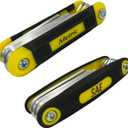 warmtree 17-Piece Folding Allen Wrench Set | Metric & SAE Sizes | 2-Pack Portable Hex Tool for Home Repair & Professional Use