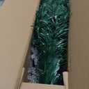 3 ft. Pre-Lit Fiber Optic Artificial Christmas Tree with Multi-Color Lights Snowflakes