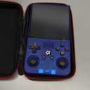 R36MAX Handheld Game Console, Retro Gaming Console with 4000mAh Battery 4.0IPS Screen, Open Source Linux System, with 64GB TF Card Portable Video Gaming Console, Transparent Blue