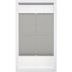 DEZ FURNISHINGS Cordless 1" Light Filtering Top Down Bottom Up Cellular Shade, 34.5"W x 64"H, Gray Cloud