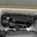 For [Full Length Grill Bar Type] 2002-2009 Chevy Trailblazer Headlights Assembly Pair Set Replacement Front Lamps Driver & Passenger Side NOT FIT 06-09 LT Type (Black Housing & Amber Reflector)