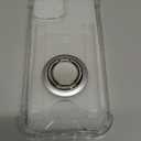 Shields Up Designed for iPhone 15 Case, Minimalist Wallet Case with Card Holder (3 Cards) & Ring Stand, [Drop Protection] Slim Protective Cover for iPhone 15 (6.1 inch) - Clear