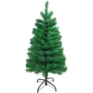 CCINEE 3Ft Artificial Christmas Tree, Green Mini Tabletop Hinged Christmas Tree with Metal Stand 130 Branch Tips for Xmas Party Supplies Home Indoor Decoration