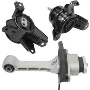 3PCS Engine Motor Transmission Mount & Torque Strut Mount Set for Sonata 2011-2013 2.0L & Optima 2011-2016 2.4L A71034, A71001, A7197