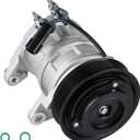 ILONPA New AC Air Condition Compressor w/Clutch for Dodge Ram 1500/2500/3500 Pickup 5.7L 2003 2004 2005 2006 2007 2008 (5.7L Only; NOT for Other Engines), 1522054 1010802