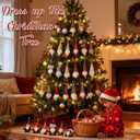 24Pcs Gnome Christmas Advent Calendar 2025, 24 Pack Christmas Gnomes Ornaments, 24 Days Countdown Surprise Gnomes Gift to Decoration for Tree (Style B)