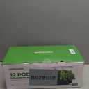 Ahopegarden Hydroponics Growing System Kit Indoor Herb Garden with Grow Light 12 Pods, with LCD Touch Panel Hydroponic Planter, Planting Height Up to 17", Grower Harvest Fresh Veggie Lettuce, Black