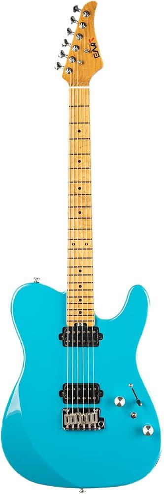 EART TL-380 Solid Electric Guitar Roasted Maple Neck 22F Stainless Fret
2-point tremolo,roasted mahogany body9.5-14,blue rock country