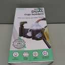 Stroller Cup Holder with Phone Holder, Bike Cup Holder, Universal Cup Holder for Uppababy Nuna Doona Strollers, 2-in-1 Cup Phone Holder for Stroller, Bike, Wheelchair, Walker, Scooter