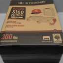 33.5" Aerobic Exercise Folding Step Platform for Home Workout, Configurable 3 Height Workout Stepper for Office Indoor Home Gym Exercise, Lightweight, Save Storage Space Aerobic Step Platform