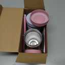 Elk and Friends 10oz Stainless Steel Kids + Toddler Drinking Cups | The Original Mason Jar with Sleeves + Lids | Silicone Straws | Smoothies | Storage Jar | Spill Resistant | Dishwasher Safe | 2 Pack (Plum/Lilac)