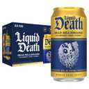 Liquid Death Iced Tea - Dead Billionaire (Black Tea/Lemonade), Less Sugar*, Boost of Caffeine, B Vitamins, No Artificial Sweeteners, 12 Fl Oz (Pack of 12) Best By 03/31/2023