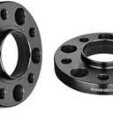 EVIL ENERGY 5x120 Wheel Spacers 20 mm Compatible for BMW, 5x120 mm Hubcentric with Lip 5 Lugs 72.56 mm Hub Bore, Wheel Adapters Fit for M12x1.5 Studs Black
