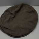 BUYUE 4 Pcs Bar Stool Covers, Luxury Fabric Dia.16-18" Round Stretchy Crease-Resistant Washable Jacquard Dustproof Stool Seat Slipcover, L-Brown-Set of 4