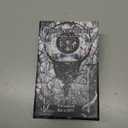 Black Stained Glass Tarot Cards for Beginners with Meanings on Them 400GSM Unique Thickness Gilded Learning Tarot Deck Set with Guide Book and Golden Edge on 78 Cards