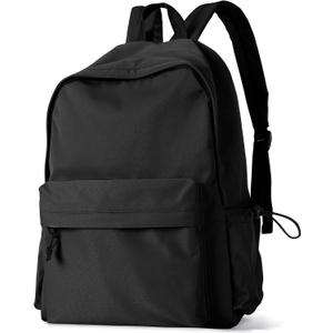 Black Backpack for Women College Cute Aesthetic Laptop Backpack Men Teacher Work Lightweight Casual Daypack Backpacks Anti theft Computer Gym Backpacks with Laptop Compartment