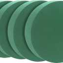 CCINEE Round Floral Foam Blocks,8" Large Wet Foam Bricks for Wedding Flower Arrangement Supply,Pack of 4